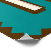 Retro American Football Poster (Hoek)