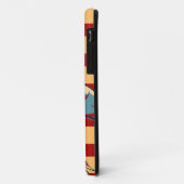 Retro American Patriotic Eagle Flag Case-Mate iPhone Case (Achterkant/links)