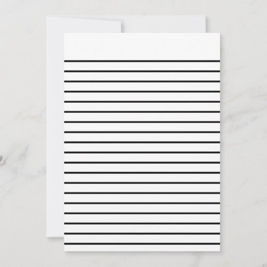 Retro American Pinup_ Ik zei het net Bedankkaart (Achterkant)