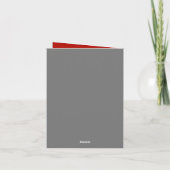 Retro American Pinup_ Ik zei het net Bedankkaart (Achterkant)