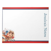 Retro American Pinup_ Ik zei het net Notitieblok (Voorkant)