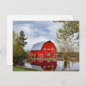 Retro American Scenery Briefkaart (Voorkant / Achterkant)