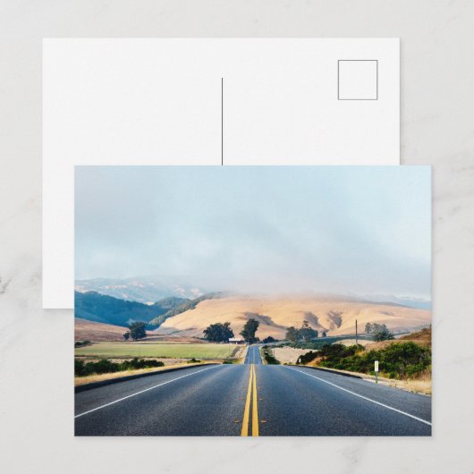 Retro American Scenery Briefkaart (Voorkant / Achterkant)