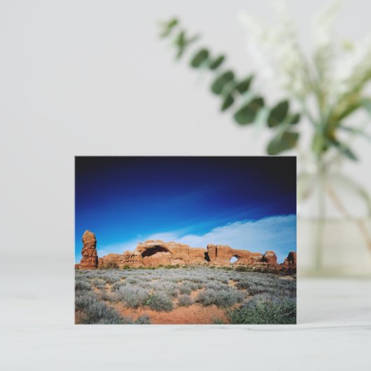 Retro American Scenery Briefkaart (Staand voorkant)