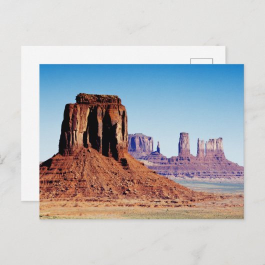 Retro American Scenery Briefkaart (Voorkant / Achterkant)