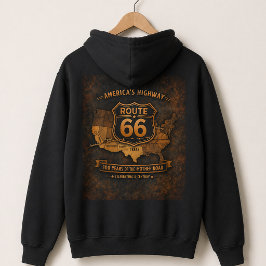 Retro America's Snelweg 100 Jaar Kaart Hoodie