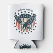 Retro Amerikaanse Adelaar Blikjeskoeler (Voorkant)
