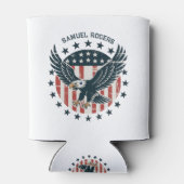 Retro Amerikaanse Adelaar Blikjeskoeler (Achterkant)