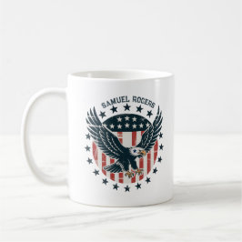 Retro Amerikaanse Adelaar Koffiemok