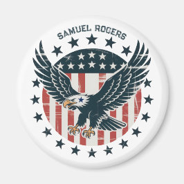 Retro Amerikaanse Adelaar Magneet