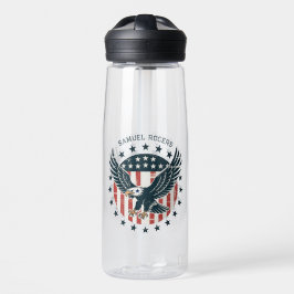 Retro Amerikaanse Adelaar Waterfles