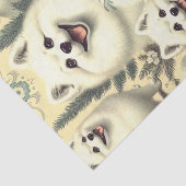 Retro Amerikaanse Eskimo illustratie Tissuepapier (Detail)