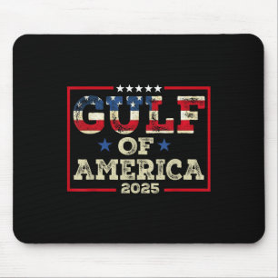 Retro Amerikaanse Golf Est 2025 Amerikaanse vlag Muismat