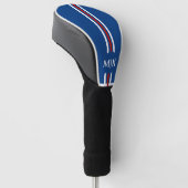 Retro Amerikaanse ontworpen Pickleball Paddle.Navy Golfheadcover (Schuin)
