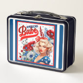Retro Amerikaanse Pinup_ Amerikaanse Babe (Voorkant)