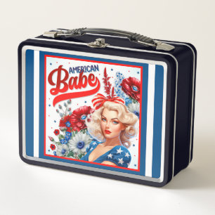 Retro Amerikaanse Pinup_ Amerikaanse Babe