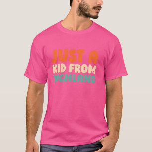 Retro Amerikaanse stad op slechts een Kind van Was T-shirt