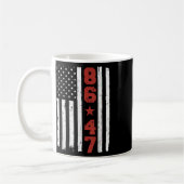 Retro  Amerikaanse vlag 86 47 Koffiemok (Links)