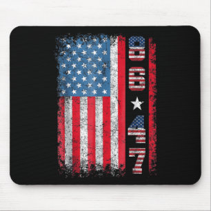 Retro  Amerikaanse vlag 86 47 Muismat