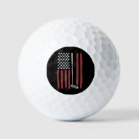 Retro Amerikaanse Vlag Golf Golfer Grappige Golfcl