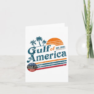 Retro Amerikaanse vlag Mexicaanse Golf van US Ame Kaart