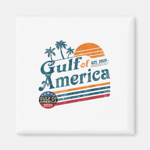 Retro Amerikaanse vlag Mexicaanse Golf van US Ame Magneet
