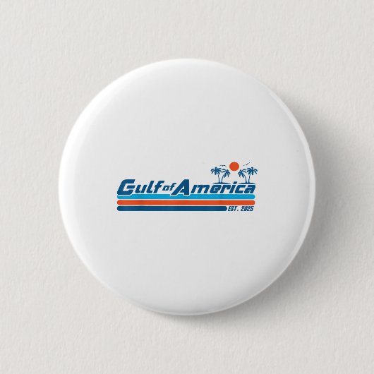 Retro Amerikaanse vlag strand Ronde Button 5,7 Cm (Voorkant)