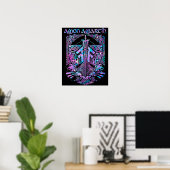 Retro Amon Amarth Fan Art Classic Gift Poster (Thuiskantoor)