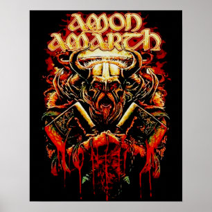 Retro Amon Cool Music Gifts For Fan Poster
