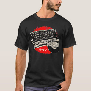 Retro Analoge Japanse Synthesizer Ra T-shirt