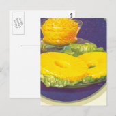 Retro ananas briefkaart (Voorkant / Achterkant)