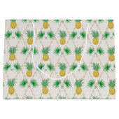 Retro, ananas groot cadeauzakje (Voorkant)