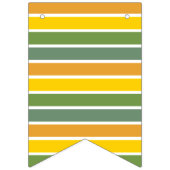 Retro Ananas Pickleball Bruidsdiner Foto Vlaggetjes (Tweede vlag)