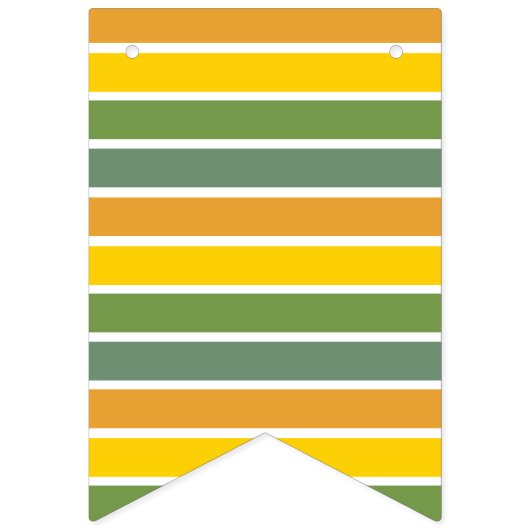 Retro Ananas Pickleball Bruidsdiner Foto Vlaggetjes (Tweede vlag)