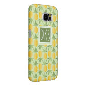 Retro-ananassen | Monogram Case-Mate Samsung Galaxy Hoesje (Back/Rechts)
