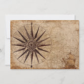 Retro Ancient Map Klassiek Vrijgezellenfeest Kaart (Achterkant)