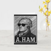 Retro Ander Hamilton Tee Funny Saying Men Women Ki Kaart (Gele Bloem)