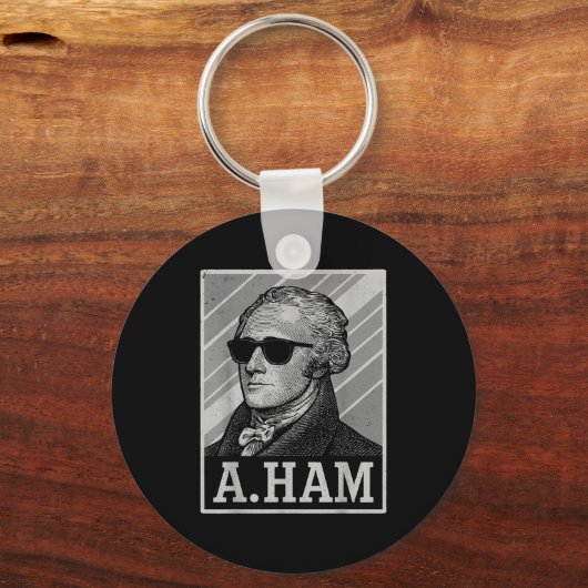 Retro Ander Hamilton Tee Funny Saying Men Women Ki Sleutelhanger (Voorkant)