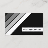 retro ANESTHESIOLOGIST Visitekaartje (Voorkant)