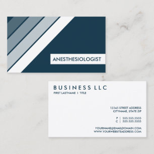 retro ANESTHESIOLOGIST Visitekaartje