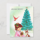  retro Angel kaart toevoegen (Voorkant)