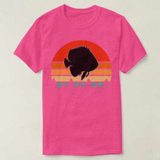 Retro Angelfish Lover Gift Classic TShirt (Design voorkant)