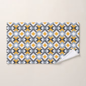 Retro Angles Abstract Geometric Pattern Handdoek (Handdoek)