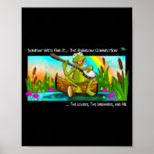 Retro Animal Funny Quote The Lovers The Dreamer An Poster (Voorkant)