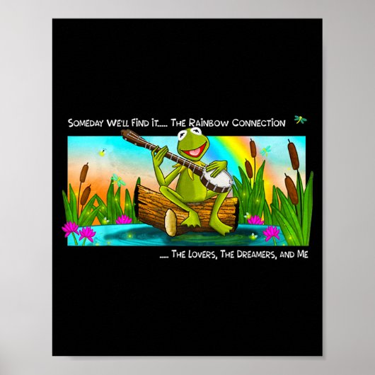 Retro Animal Funny Quote The Lovers The Dreamer An Poster (Voorkant)