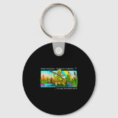 Retro Animal Funny Quote The Lovers The Dreamer An Sleutelhanger (Voorkant)