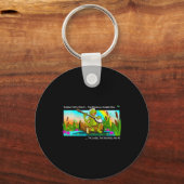Retro Animal Funny Quote The Lovers The Dreamer An Sleutelhanger (Voorkant)