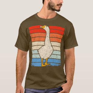 Retro Animal Goose Lover Farmer Boerderij Bird Goo T-shirt
