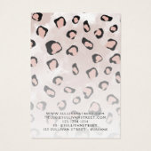 Retro Animal Print Earings Display Kaart (Achterkant)