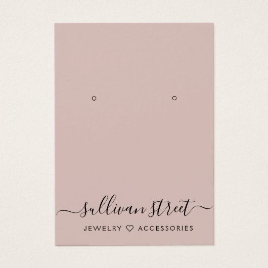 Retro Animal Print Earings Display Kaart (Voorkant)